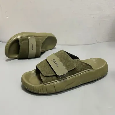 MEN'S GENUINE LEATHER SANDAL OLIVE